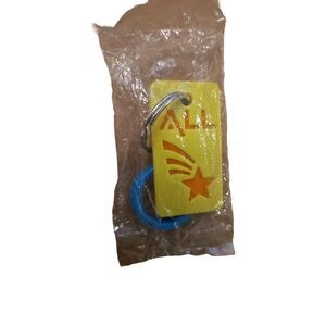 Vtg 80s 90s Unbranded All Star Key Chain And Clip To Clip On Bags Backpacks Ect